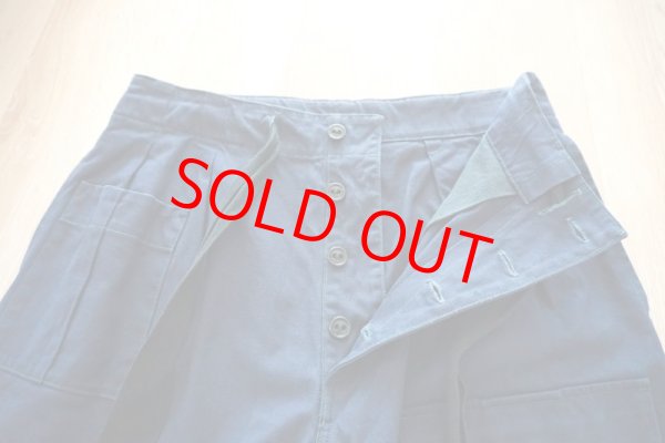 画像6: COHERENCE コヒーレンス SELVEDGE YACHT CANVAS SARRAU TINO fatigue trousers ファティーグトラウザーズ (6)