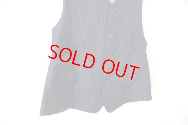 画像4: GEOFFREY B.SMALL ジェフリービースモール 4-button oversized patch-pocket waistcoat (4)