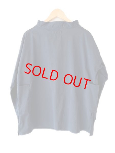 画像2: 2020SS SASSAFRAS ササフラス landscaper smock cool max sucker ランドスケーパースモック (2)