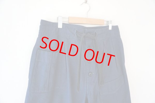 画像3: COHERENCE コヒーレンス SELVEDGE YACHT CANVAS SARRAU TINO fatigue trousers ファティーグトラウザーズ (3)