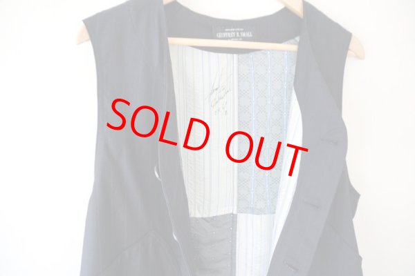 画像6: GEOFFREY B.SMALL ジェフリービースモール 4-button oversized patch-pocket waistcoat (6)