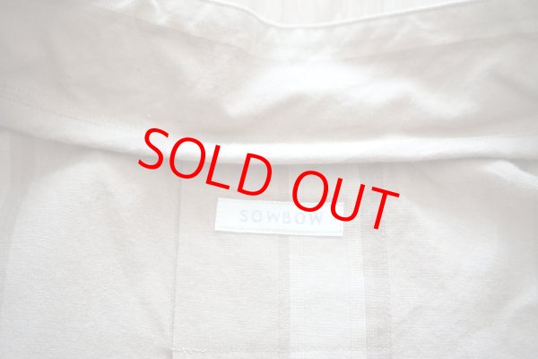 画像8: SOWBOW  ソウボウ 蒼氓 2020AW ソウボウシャツ D MANDARIN COLLOR 小倉織 ストライプジャケット (8)