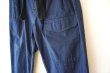 画像4: COHERENCE コヒーレンス SELVEDGE YACHT CANVAS SARRAU TINO fatigue trousers ファティーグトラウザーズ (4)