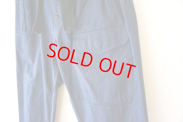 画像4: COHERENCE コヒーレンス SELVEDGE YACHT CANVAS SARRAU TINO fatigue trousers ファティーグトラウザーズ (4)