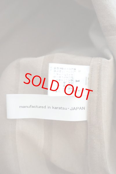 画像9: SOWBOW  ソウボウ 蒼氓 2020AW ソウボウシャツ D MANDARIN COLLOR 小倉織 ストライプジャケット (9)