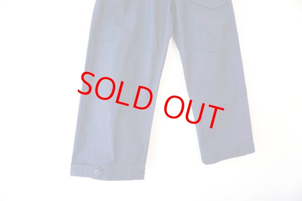 画像7: COHERENCE コヒーレンス SELVEDGE YACHT CANVAS SARRAU TINO fatigue trousers ファティーグトラウザーズ (7)