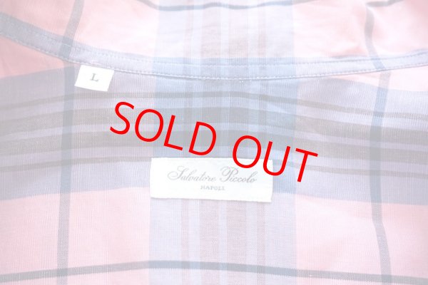 画像8: Salvatore Piccolo サルヴァトーレ・ピッコロ チェックシャツ (8)