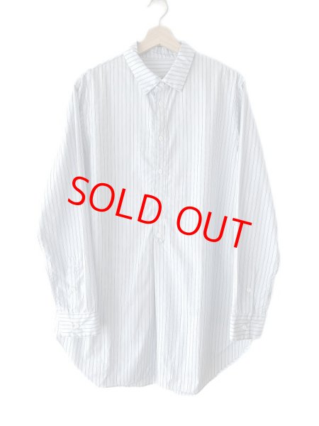 画像1: CASEY CASEY ケイシーケイシー 2020SS GARDEN PRINT SHIRTS STRIPE (1)