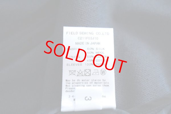 画像10: Cale カル 2021SS WOOL SILK SALON JACKET ウールシルクジャケット (10)