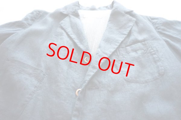 画像9: 2020SS kaval カヴァル new simple jacket high count linen gauze シンプルリネンジャケット (9)