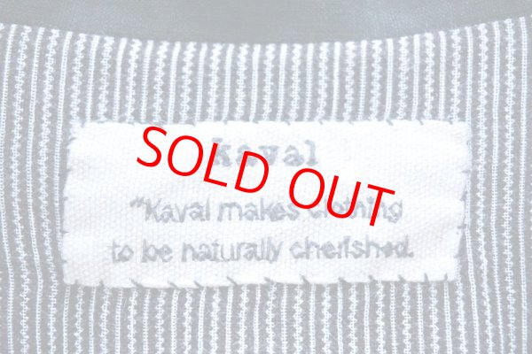 画像11: 2020SS kaval カヴァル new simple jacket high count linen gauze シンプルリネンジャケット (11)