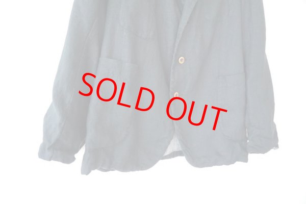 画像4: 2020SS kaval カヴァル new simple jacket high count linen gauze シンプルリネンジャケット (4)