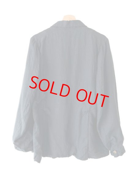 画像2: 2020SS kaval カヴァル new simple jacket high count linen gauze シンプルリネンジャケット (2)