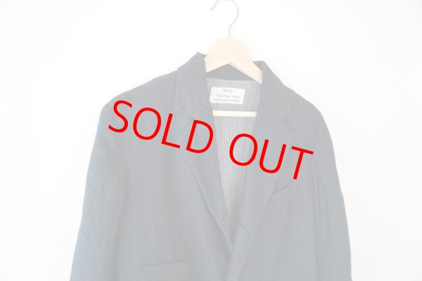 画像3: 2020SS kaval カヴァル new simple jacket high count linen gauze シンプルリネンジャケット (3)