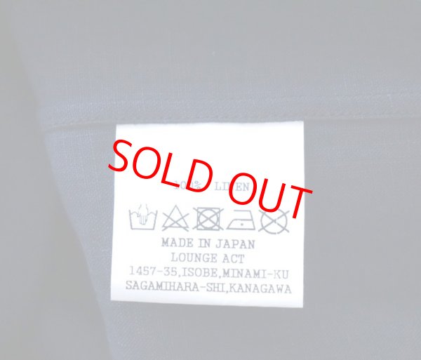 画像10: LOUNGE act ラウンジアクト LINEN REGULAR SHIRT リネンシャツ (10)