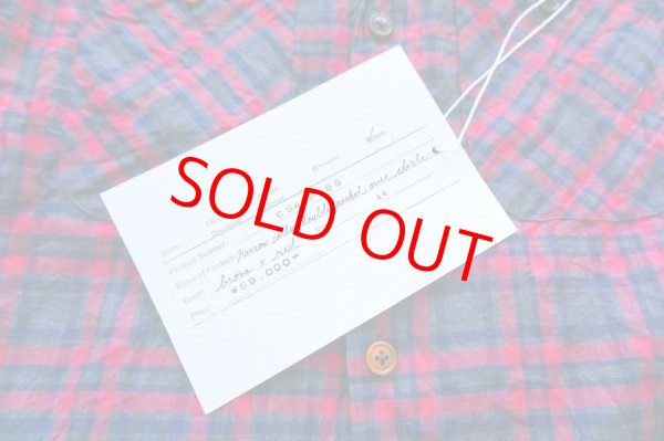 画像9: ザクルーキッドテイラー the crooked tailor narrow collor double pocket over shirts (9)