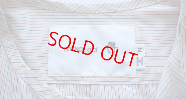 画像9: LOUNGE act ラウンジアクト BAND COLLAR SHIRT ストライプ柄バンドカラーシャツ (9)