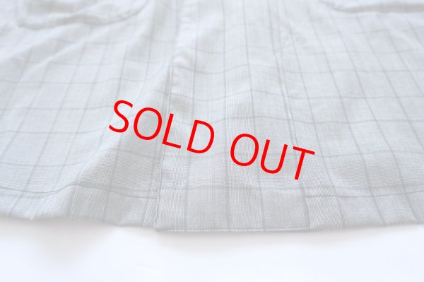 画像7: GEOFFREY B.SMALL ジェフリービースモール　 グレンチェックトレンチコート1900's long double-breasted atelier work jacket reproduction (7)