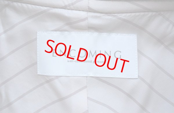 画像9: ENCOMING インカミング BACK PLEAT COATステンカラーコート (9)