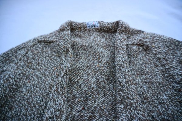 画像6: tender co テンダーコー purl edge folded flont cardiganドネガル糸カーディガン (6)