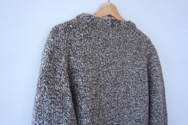 画像5: tender co テンダーコー purl edge folded flont cardiganドネガル糸カーディガン (5)