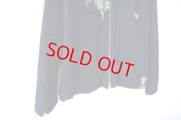 画像4: by walid バイウォリッド 刺繍スカジャン シルク 中綿入 (4)