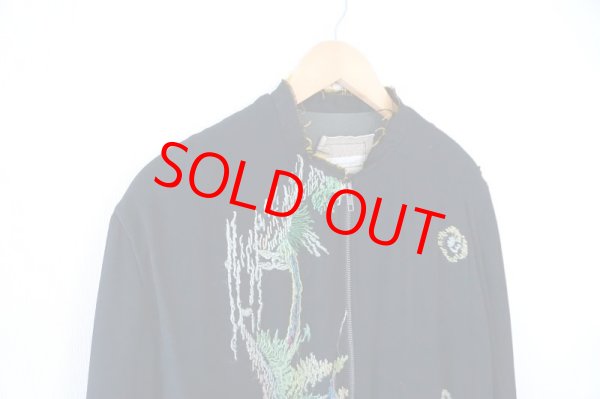 画像3: by walid バイウォリッド 刺繍スカジャン シルク 中綿入 (3)