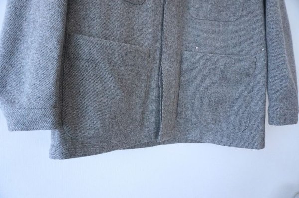 画像4: HEUGN ユーゲン Ellen COAT017 フランネルカバーオールジャケット (4)