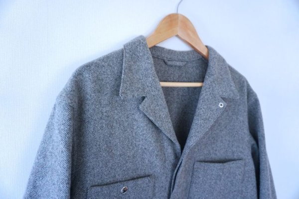 画像3: HEUGN ユーゲン Ellen COAT017 フランネルカバーオールジャケット (3)