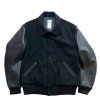 画像1: WASEW ワソー VERSITY JACKET 袖レザースタジャン (1)