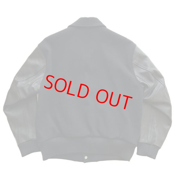 画像2: WASEW ワソー VERSITY JACKET 袖レザースタジャン (2)