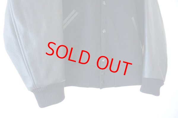 画像4: WASEW ワソー VERSITY JACKET 袖レザースタジャン (4)